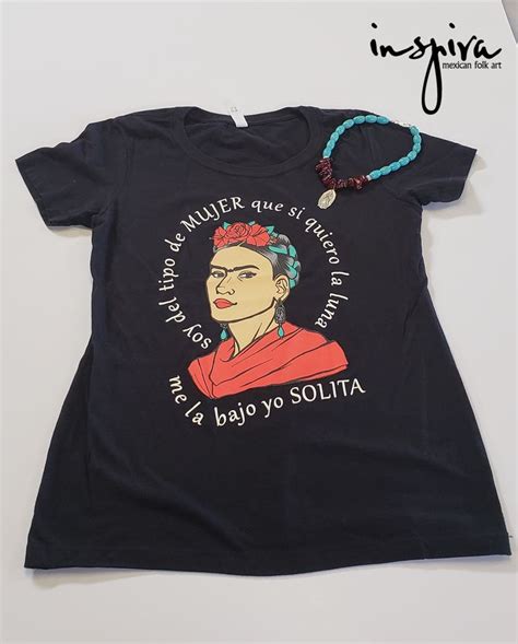 Frida Kahlo Inspired Feminist Empowered Poderosa T Shirt Mens Tshirts