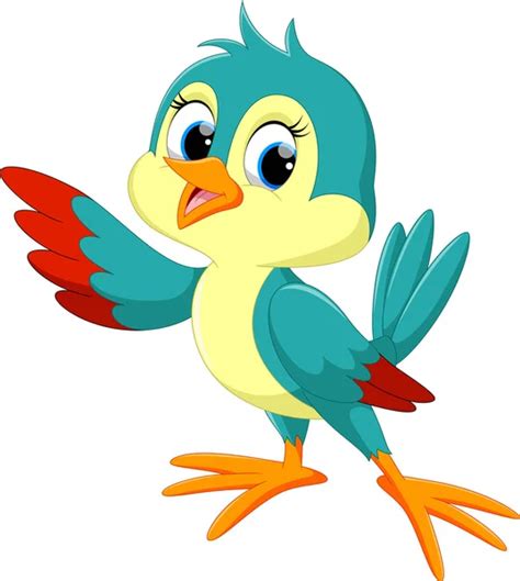 Cute Bird Cartoon — Stock Vector © Irwanjos2 103446494