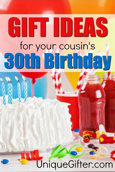 30th birthday unique birthday gifts for her. 20 Gift Ideas for your Cousin's 30th Birthday - Unique ...