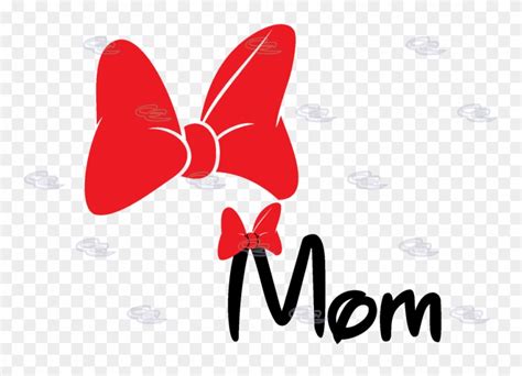Mom Shirt Disney Font With Cute Minnie Mouse Bow - Disney ...