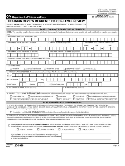 23 Printable Va Forms Templates Fillable Samples In Pdf Word To Gambaran