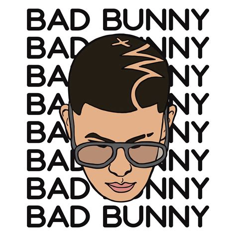 bad bunny bad bunny svg yo perreo sola svg bad bunny logo inspire uplift