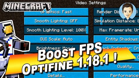 How To Get More Fps In Minecraft With Optifine 118 Best Fps Boost