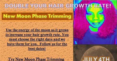 In the farmers' almanac we list an entire year's worth of best days to retard hair growth and then best days to enhance hair growth. CoilyQueens™ : July New Moon Phase trimming dates for ...