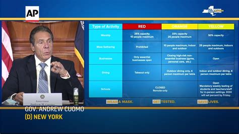 New York Gov Orders Crackdown In Covid Hotspots