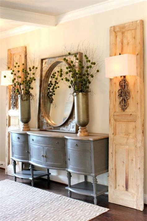 The farmhouse wall decor is a decoration that is applied to the room, by adopting a rural atmosphere that is calm and blends with nature. 2016 Parade of Homes | Decor, Buffet decor, Home decor