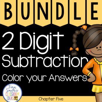 The student practice book has tons of questions but without answers they are useless. 2nd Grade Go Math Chapter 5 2-Digit Subtraction Color your Answers Bundle (With images) | Go ...