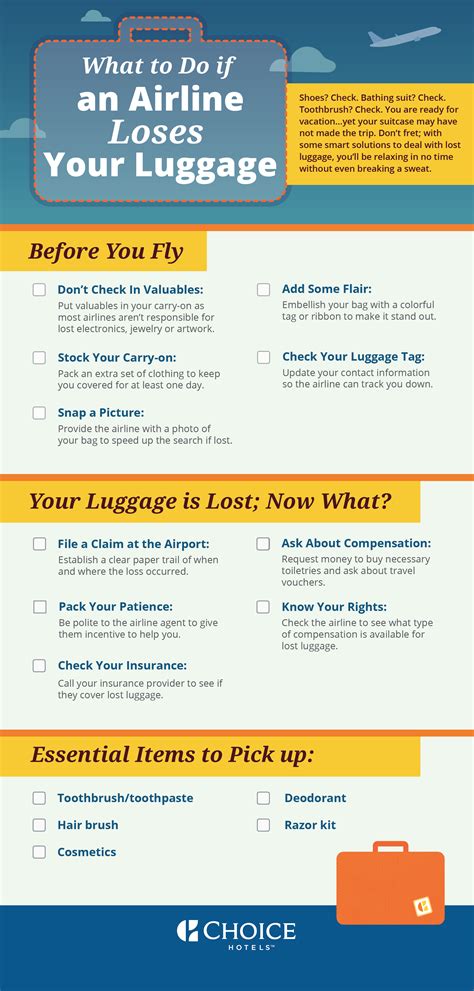 When An Airline Loses Your Luggage Travel Infographic