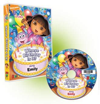 Dora Whose Birthday Is It Personalized DVD Amazon De DVD Blu Ray