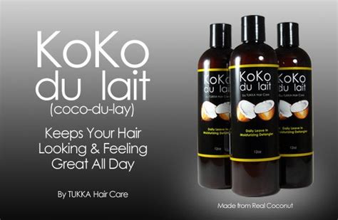 Natural Hair Care Product Koko Du Lait Daily Leave In Moisturizing