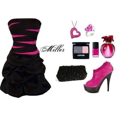 Hot Pink And Black Perfect Fit For A Kinkbomb Party Love It Diva