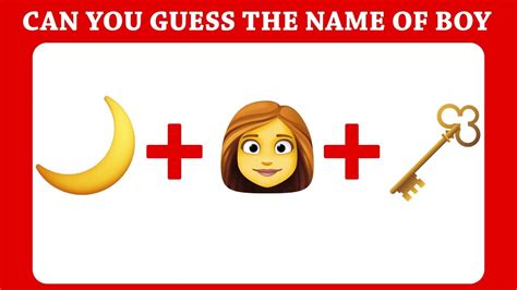 Can You Guess The Names Of Girls Emoj Challenge Emoji Quiz Games