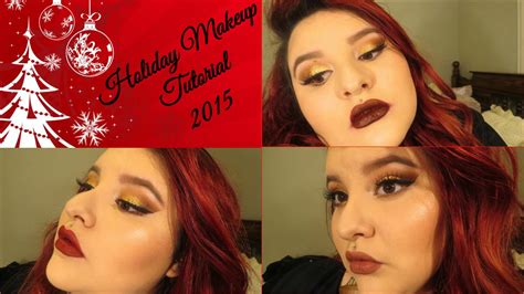 Holiday Makeup Tutorial 2015 Youtube