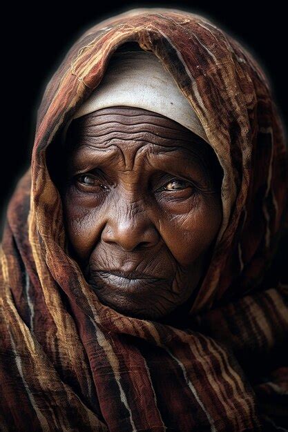 Premium Photo Photograph Of Very Old African Woman