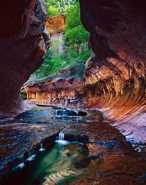 The Subway Zion National Park Usa Places To Travel National Parks Places To See