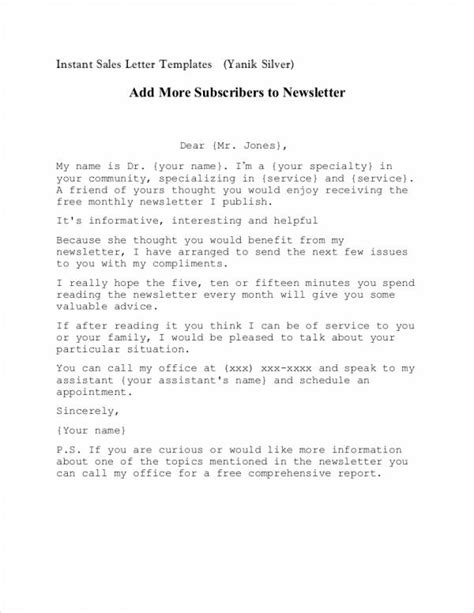 sales introduction letter samples templates