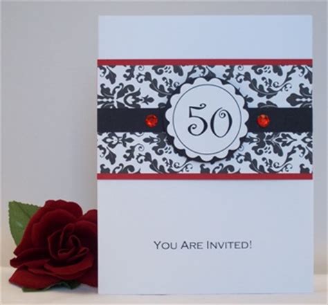 A wedding is one of the most beautiful and holy occasions of one's life. 50TH BIRTHDAY PARTY INVITATIONS - LOTS UNIQUE HANDMADE ...