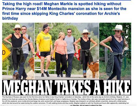 Luxebox On Twitter Shes 1 Meghan Seen Hiking And Her Very Presence Gets All The Attention