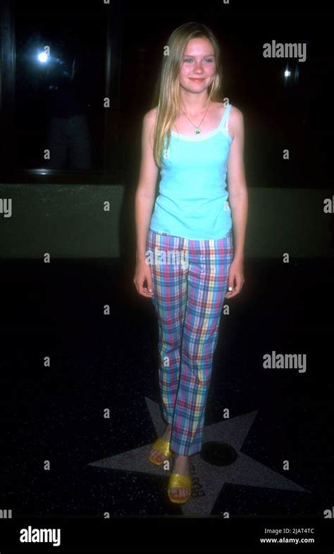 Hollywood California Usa 10th June 1996 Actress Kirsten Dunst Attend