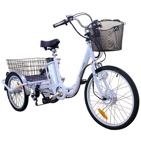 China 20inch 3 Wheel Electric Tricycle With Big Baskets China 3 Wheel