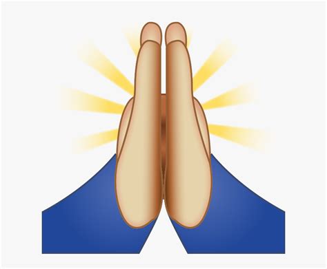 Pray Hands Emoji Png Transparent Png Kindpng