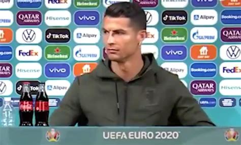 The company's market value fell $4 billion. Coca Cola Ronaldo / Coca-Cola shares plummet after Ronaldo ...