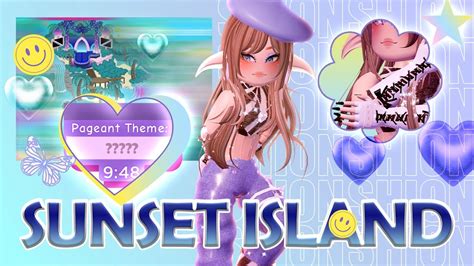 Playing Sunset Island With Custom Themes 🏰 Royale High Sunset Island
