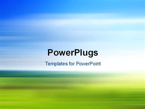 PowerPoint Template: Colorful and fast blurred background, a motion landscape (32600)