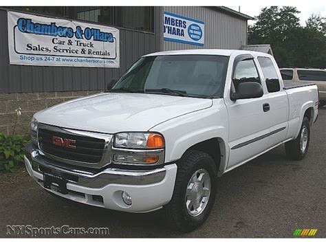 2007 Gmc Sierra 1500 Classic Z71 Extended Cab 4x4 In Summit White