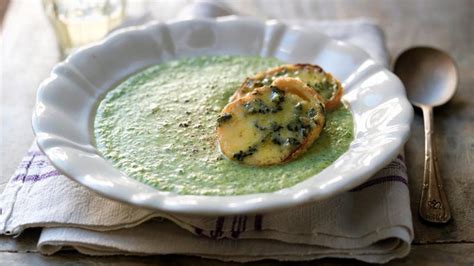 Broccoli And Stilton Soup Recipe Bbc Food
