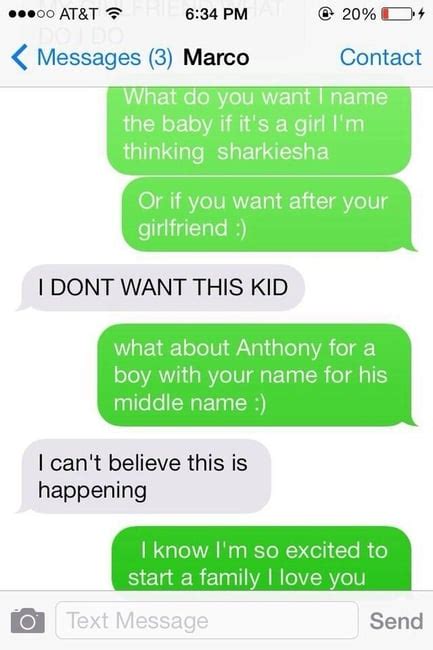 Im Pregnant She Texted He Did Not Take It Well