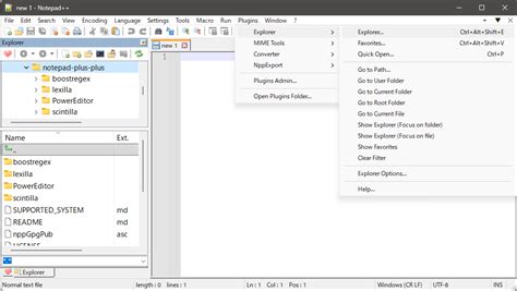 Npp Explorer Plugin Explorer Plugin For Notepad X64x86