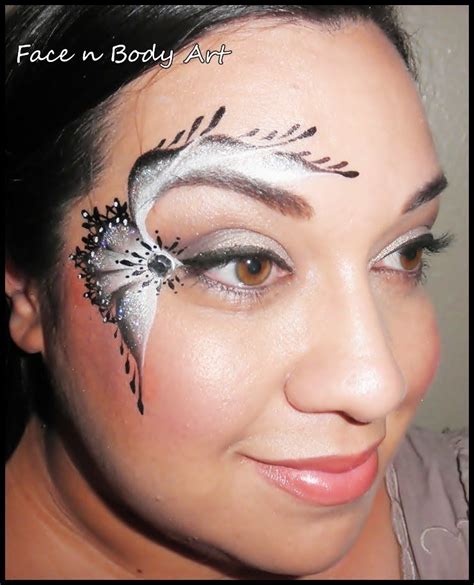 Black And White Lace Face Painting Tutorial Face Painting Face