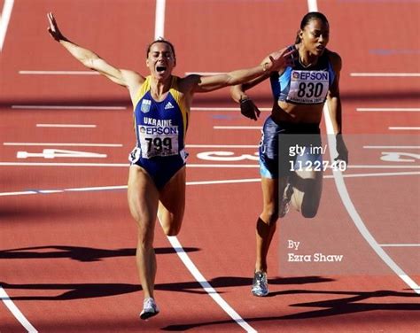 Zhanna Pintusevich Block Ukraine Sprinter 100m World Champion 2001 200m World Champion 1997