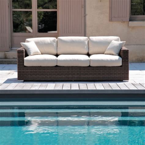 Longueur 180 cm x profondeur 76 cm x hauteur 95 cm couleur unique: Salon de jardin - La Boutique Desjoyaux