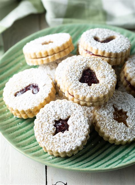 Linzer Cookies Cut Out Cookies Recipe VIDEO A Spicy Perspective