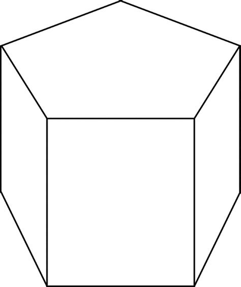 Like many basic geometric terms, the word prism (greek: Pentagonal Prism | ClipArt ETC