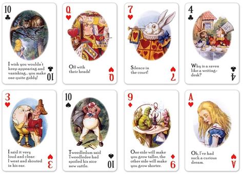 Alice In Wonderland Playing Cards