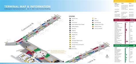 Free Indianapolis Indy Airport Map And Directions