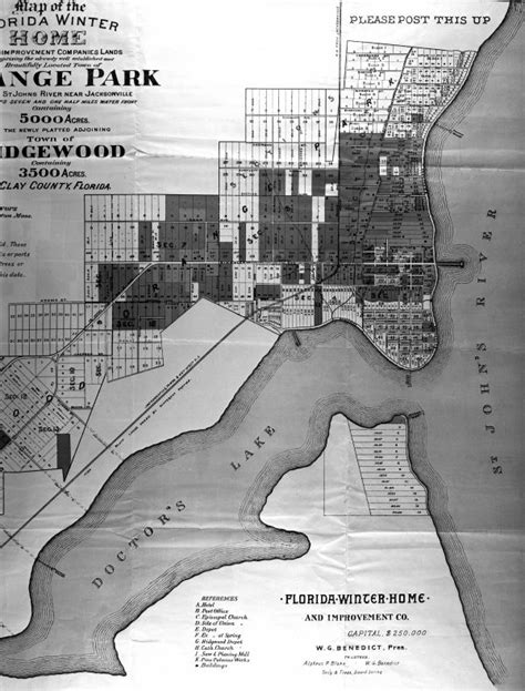 Florida Memory Part Two Map Of Orange Park