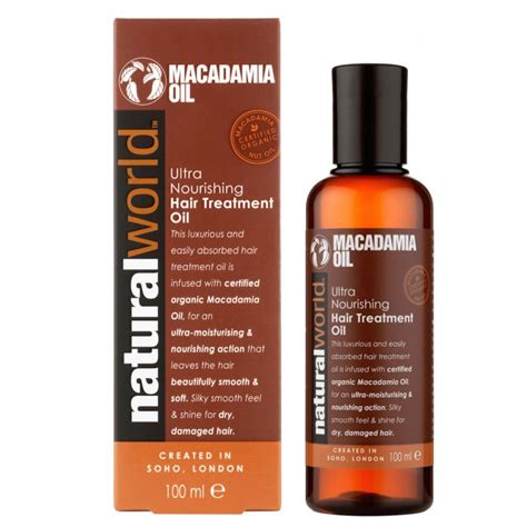 Natural World Macadamia Oil Ultra Nourishing Hair Treatment Oil 100 Ml