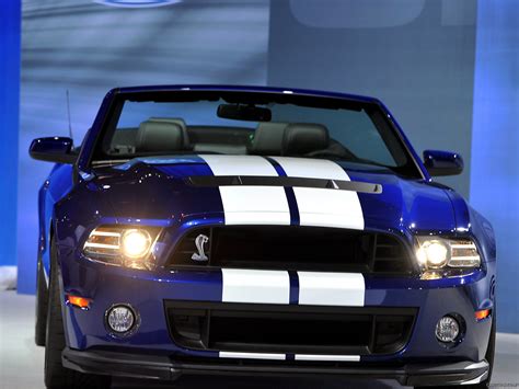 2013 Ford Mustang Shelby Gt500 Convertible Front Wallpaper 2