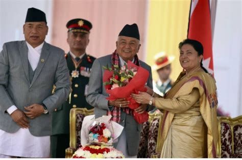 Nepal S Newly Elected President Takes Oath Of Office The Himalayan Times Nepal S No 1
