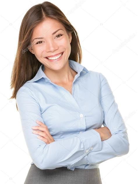 Smiling Asian Business Woman Stock Photo By ©ariwasabi 21562903