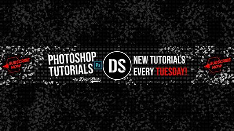 How To Make A Youtube Banner In Photoshop Photoshop Tutorial