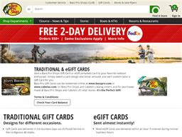 Customer service can help with gift card issues. Bass Pro Shops | Gift Card Balance Check | Balance Enquiry ...