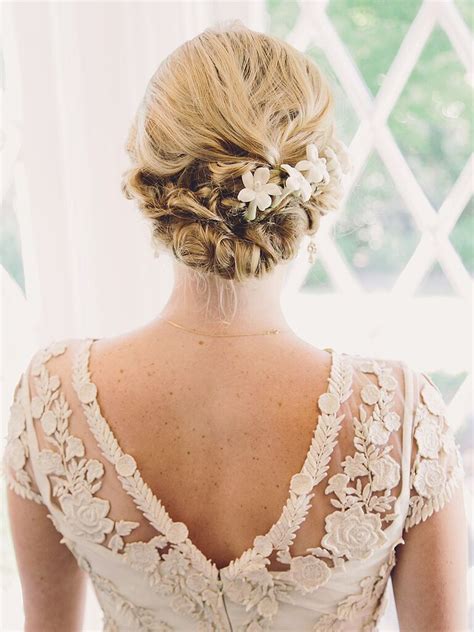 Chopping off my wedding hair was the greatest high. Wedding Hair Ideas: Wedding Hairstyles With Real Flowers