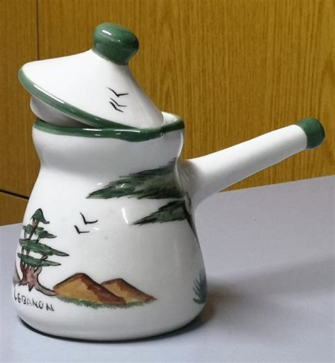 Handmade Ceramic Souvenirs Hand Painted Ceramic Turkish Coffee Pot