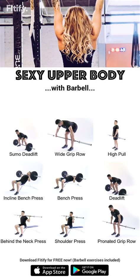 Barbell Workout For Toned Upper Body Video Barbell Workout For
