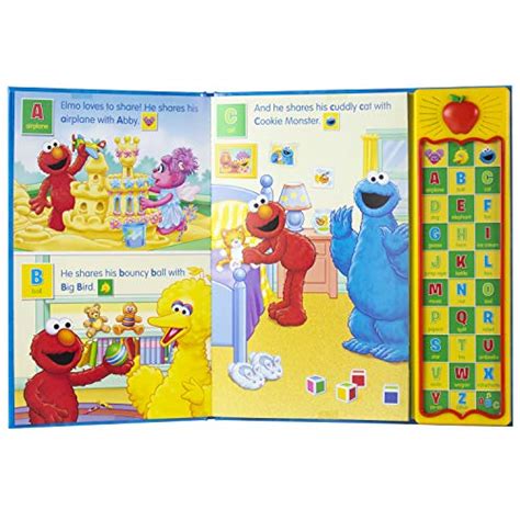 Sesame Street Abcs With Elmo 30 Button Sound Book Great For